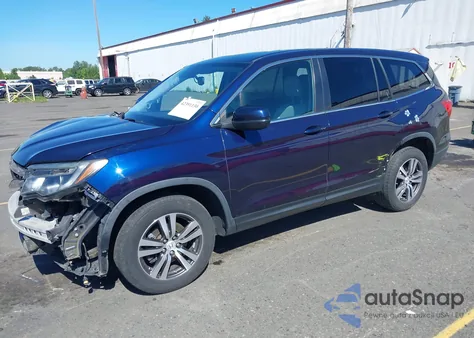 2016 Honda Pilot Ex-L z USA, uszkodzony, nr VIN 5FNYF6H69GB085400